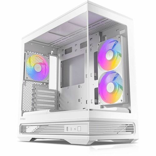 Boîtier d'ordinateur Antec Constellation - Mini-tour - Blanc - En verre trempé, Acier, Plastique, Ver - 2 xBaie(s) - 1 x 1