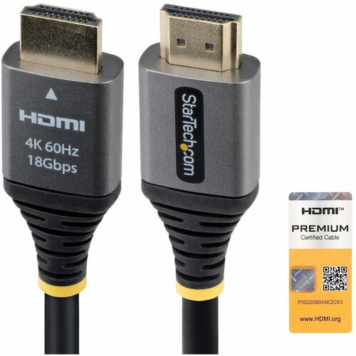 StarTech.com HDMMV5F. Kabellänge: 1,5 m, Anschluss 1: HDMI Typ A (Standard), Connector 1 gender: Stecker, Anschluss 2: HDM