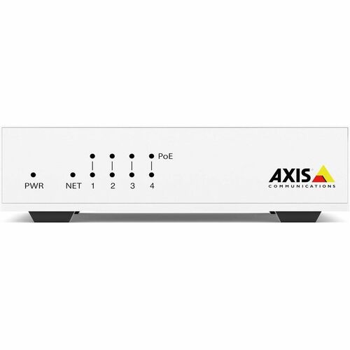 AXIS D8004 4 Ports Ethernet Switch - Fast Ethernet - 10/100Base-TX - 2 Layer Supported - 62.50 W Power Consumption - 60 W 