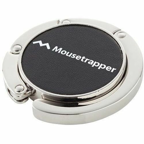 Mousetrapper Hook - 108 mm Height - J-hook - for Table, Bag, Desk, Backpack - Stainless Steel, Metal, Polyvinyl Chloride (