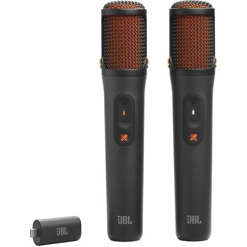 JBL EasySing Plug-in Microphone for Voice, Vocals, Singing, Music, Speaker - Black - 50 Hz to 15 kHz - Shock Mount - USB T