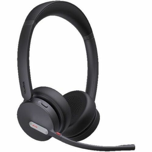 Yealink BH70 Wireless Over-the-head Stereo Headset - Microsoft Teams Certification - Binaural - Supra-aural - 5000 cm - Bl