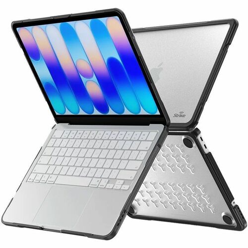Strike MacBook Neo Hardshell Case (Black) - For Apple Notebook - Black - Scratch Resistant, Drop Resistant, Wear Resistant