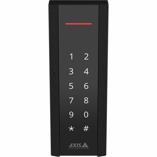 AXIS A4611 Tastencode Tastatur-Zugangsgerät Zugangssteuerungssystem, Türeingang - Schwarz - TAA-konform - 1 Benutzer - Eth