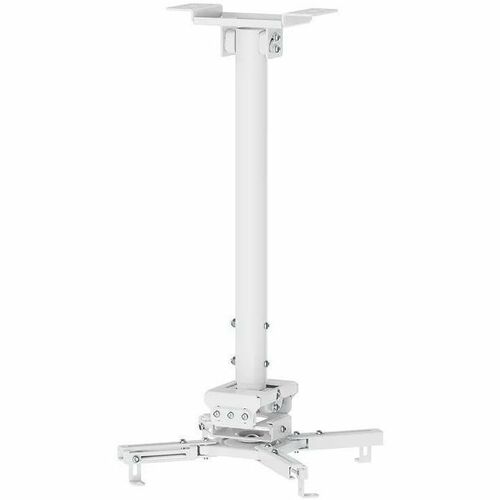 Neomounts CL25-540WH1 Ceiling Mount for Projector - White - Height Adjustable - 35 kg Load Capacity - Steel