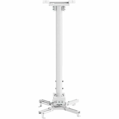 Neomounts CL25-550WH1 Ceiling Mount for Projector - White - Height Adjustable - 35 kg Load Capacity - Steel