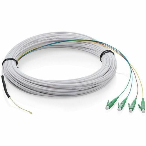 Digitus 30 m Fibre Optic Network Cable - 1 Piece - Cable for Network Device - First End: 4 x LC/APC Network - Male - LSZH,