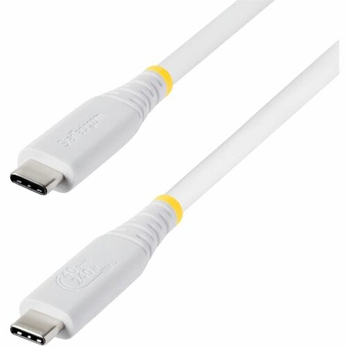 StarTech 1m (3.3ft) USB4 Cable, 40Gbps, USB-IF Certified USB-C Cable, 240W, 8K 60Hz/4K 240Hz DP2.1, Thunderbolt 4 Compatib