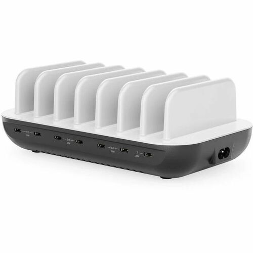 Alogic Powerfin 80 W Charging Station - 1 Pack - Universal Adapter - 7 USB Type-C - For PDA, Tablet PC, Mobile Device - Eu