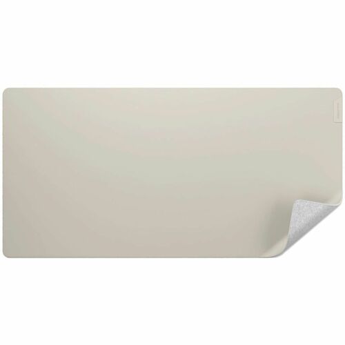Alogic Desk Pad - 740 mm Length - Vegan Leather, Felt - White