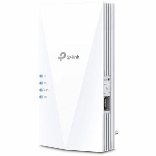 TP-Link RE500X Dual Band Wi-Fi 6 IEEE 802.11 a/b/g/n/ac/ax 1.47 Gbit/s Wireless Range Extender - 2.40 GHz, 5 GHz - 2 x Int