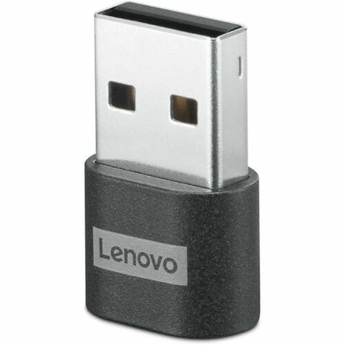 Lenovo Data Transfer Adapter - 1x USB Type C- Female - 1x USB Type A- Male - Black