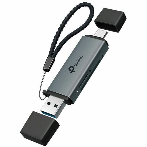 TP-Link UA430D Flash Drive/Flash Card Reader - USB 3.0 Type C - 1.95 TB Flash Drive - microSD, SD, SDHC, SDXC, microSDHC -