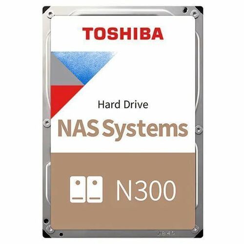 Toshiba N300 18 TB Hard Drive - 3.5" Internal - SATA (SATA/600) - Conventional Magnetic Recording (CMR) Method - NAS Devic