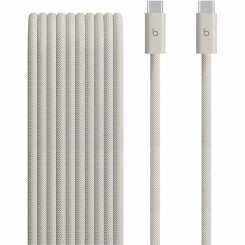 Beats by Dr. Dre 3 m (118.11") USB-C Data Transfer Cable - Surge Stone, Beige