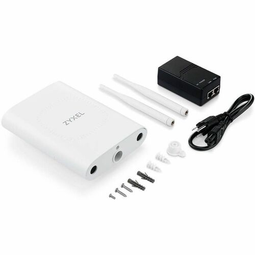 ZYXEL NebulaFlex NWA55BE Dual Band Wi-Fi 7 IEEE 802.11 a/b/g/n/ac/ax/be 5.10 Gbit/s Wireless Access Point - Outdoor - Yes 
