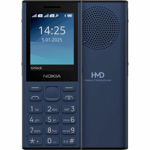 Nokia 130 Music 16 MB Feature Phone - 6.1 cm (2.4") TFT QVGA 240 x 320 - 8 MB RAM - 2G - Dark Grey - Bar - UNISOC 6531F So