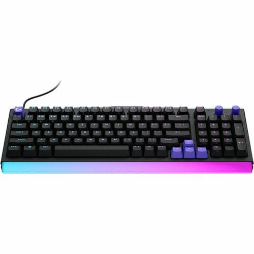 Clavier de jeu Logitech G G512 X 98 - Câble Connectivité - USB Interface - RGB LED - Allemand - Noir - Tactile Pavé Numéri