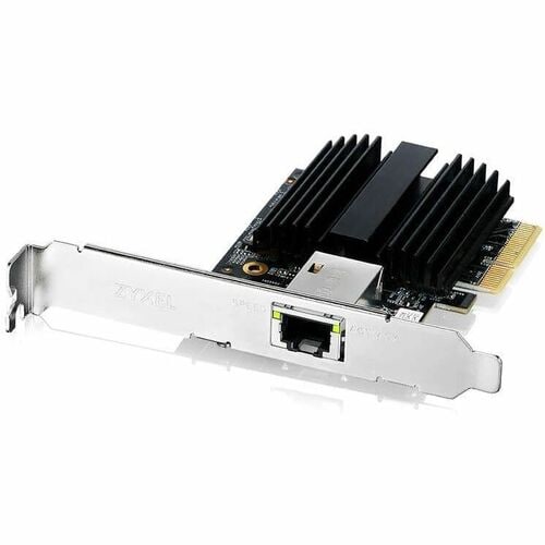 ZYXEL XGN100C 10Gigabit Ethernet Card - 10GBase-T - Plug-in Card - PCI Express 3.0 x4 - Low Profile Bracket Height - 10 Gb