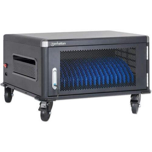 Laptop Charging Cabinet Desktop via AC Adapter (EU) 20-bay, Install device's AC Adapter (power cables) into unit, Suitable