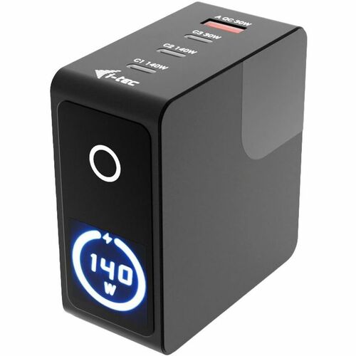 Adaptateur secteur i-tec - 140 W - Adaptateur universel - 3 USB Type-C - Pour Ordinateur Portable, Tablette - Europe, Roya