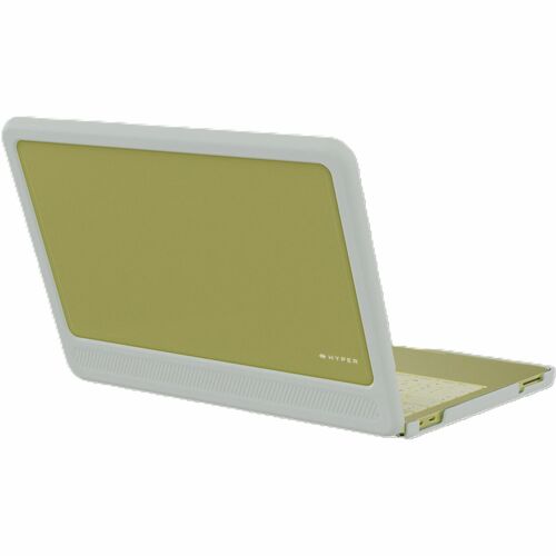 HyperShiled HS5561GL Case for Apple Notebook - Clear, Grey - Crystal Clear - Drop Resistant, Scratch Resistant, Scuff Resi