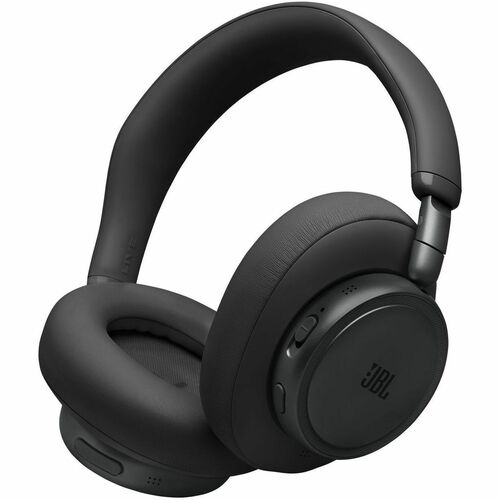 JBL Live 780NC Wired/Wireless Over-the-head, Over-the-ear Stereo Headset - Black - Binaural - Circumaural - Bluetooth - 32