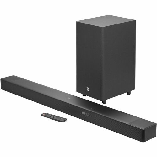 JBL Cinema SB595 3.1.2 Bluetooth Sound Bar Speaker - 440 W RMS - Black - Wall Mountable - 40 Hz to 20 kHz - Dolby Atmos, 3