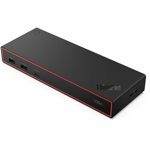 Lenovo ThinkPad 11 Anschluss(e) USB4 Docking Station für Monitor, Notebook - Ladefunktion - 135 W - Schwarz - 4 Unterstütz