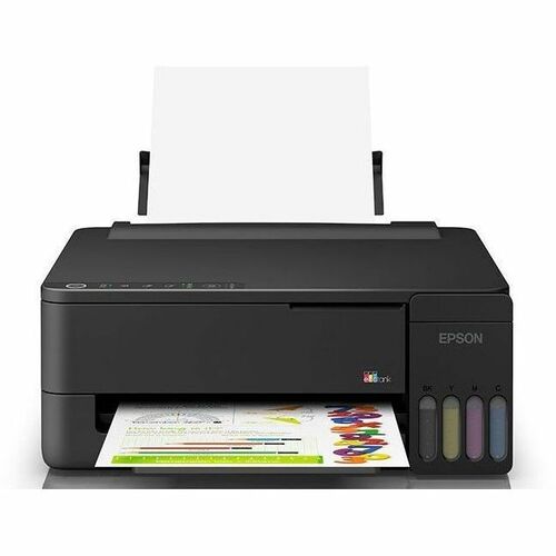 Epson ET-1910 Wired/Wireless EcoTank Inkjet Printer - Colour - 11 ppm Mono / 6 ppm Color - 5760 x 1440 dpi Print - 100 She