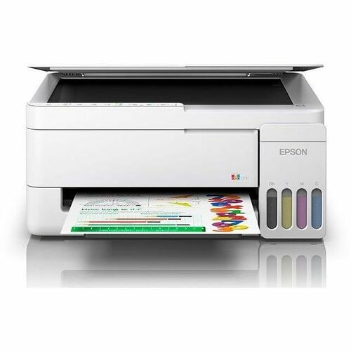 Epson ET-2910 Wired & Wireless EcoTank Inkjet Multifunction Printer - Colour - Copier/Printer/Scanner - 11 ppm Mono/6 ppm 