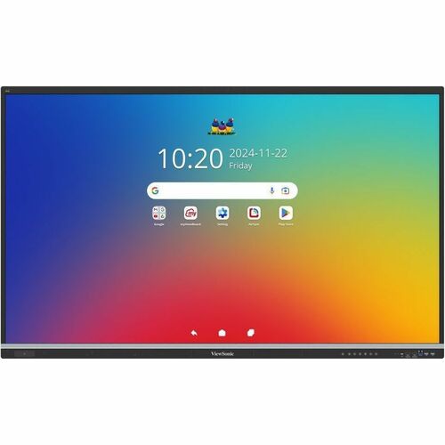 ViewSonic ViewBoard IFP6551-3C 1638,30 mm 4K UHD LCD Collaboration Display - 8 GB - Ultra Fine Touch (UFT) - Touchscreen -