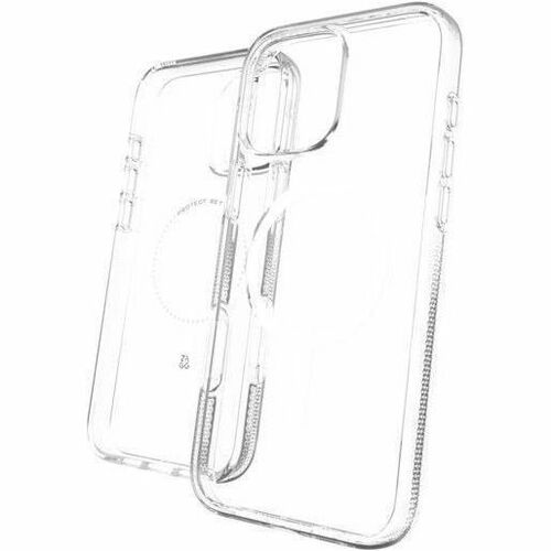 ZAGG Crystal Palace Snap Case for Apple iPhone 16 Pro Max Smartphone - Textured Grip, Textured Edges - Crystal Clear - Dro
