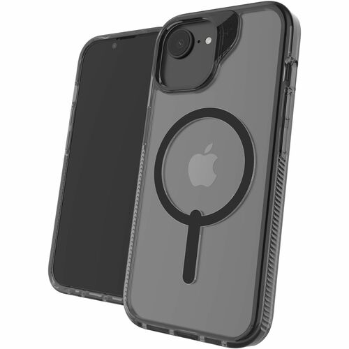 ZAGG Santa Cruz Snap Case for Apple iPhone 16e, iPhone 15, iPhone 14, iPhone 13 Smartphone - Texture Grip - Black - Anti-s