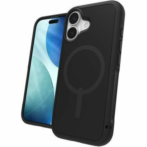 ZAGG Sedona Snap Case for Apple iPhone 17 Smartphone - Flood Black - Impact Absorbing, Drop Resistant, Impact Resistant, S