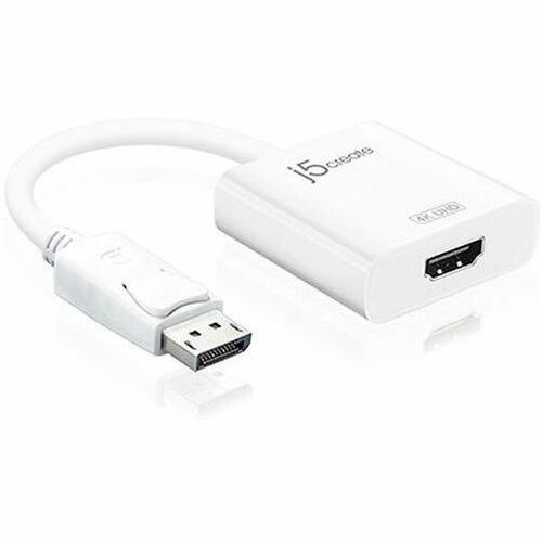 j5create JDA158 A/V Adapter - 1x Displayport 1.2 Digital Audio/Video - Male - 1x HDMI 1.4a Digital Audio/Video - Female - 