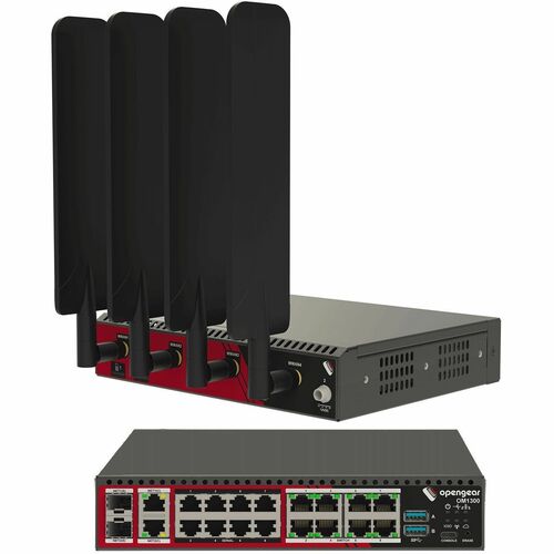 Opengear OM1308-8E-C Device Server - 3.91 GB - LPDDR4 SDRAM - Twisted Pair, Optical Fiber - 2 Total Expansion Slot(s) - 2 