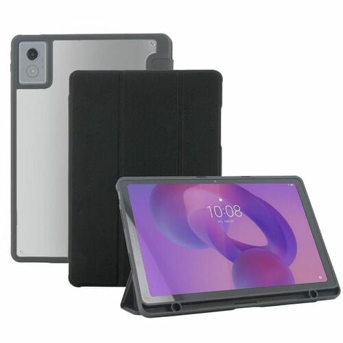 Sacoche de transport MOBILIS Edge 2 - Folio Style pour 27,9 cm (11") Lenovo Idea Tab Tablette - Transparent, Noir - Résist