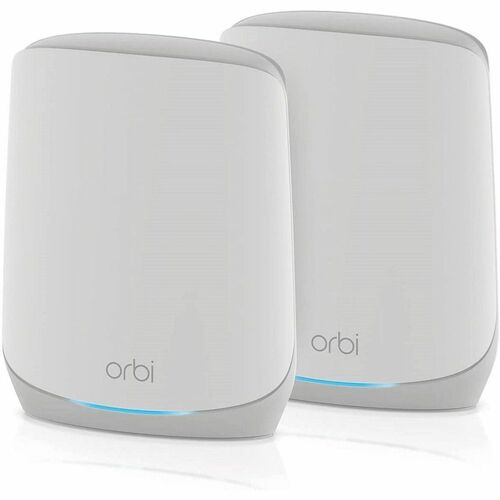 Netgear Orbi RBK762S Wi-Fi 6 IEEE 802.11 a/b/g/n/ac/ax Ethernet Wireless Router - Tri Band - 2.40 GHz ISM Band - 5 GHz UNI