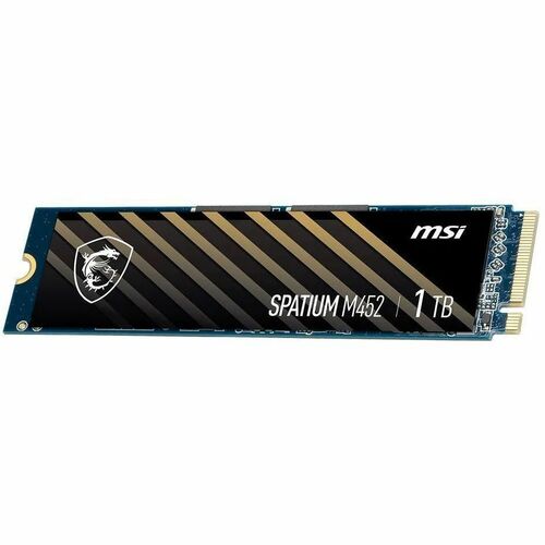 MSI SPATIUM M452 500 GB Solid State Drive - M.2 2280 Internal - PCI Express NVMe (PCI Express NVMe 4.0 x4) - Gaming Consol