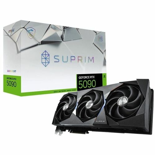 MSI NVIDIA GeForce RTX 5090 Graphic Card - 32 GB GDDR7 - 7680 x 4320 - 2.58 GHz Boost Clock - 512 bit Bus Width - PCI Expr