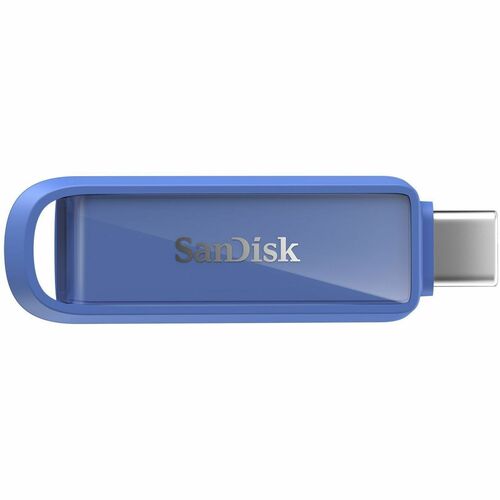 SanDisk Phone Drive SDIXS0N-256G-GN6ND 256 GB USB 3.2 (Gen 1) Type C, USB 3.0 Type C Flash Drive - Maritime Blue - 150 MB/