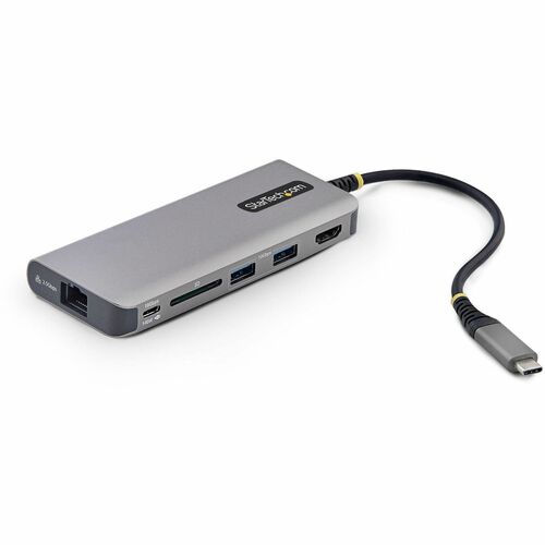 StarTech.com Adattatore USB-C a HDMI multiporta con ricarica PD 140W, 4K 60Hz, Hub USB 10Gbps 3 porte, slot SD, Mini Dock 