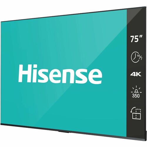 Hisense 75DP30FE 4K UHD Digital Signage Display - 16/7 Operation - 75" LCD - Advanced Super Dimension Switch ( ADS ) - 16 