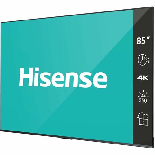 Hisense 85DP30FE 4K UHD Digital Signage Display - 16/7 Operation - 85" LCD - Vertical Alignment (VA) - 16 Hours/ 7 Days Op