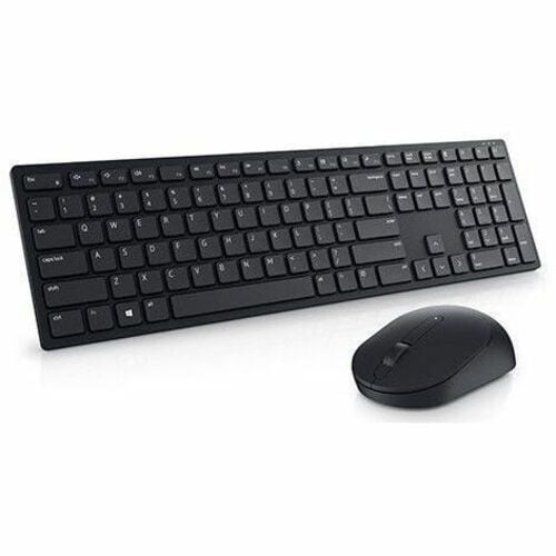 Dell Pro KM5221W Keyboard & Mouse - English (US) - Retail - USB Wireless RF 2.40 GHz Keyboard - Keyboard/Keypad Color: Bla
