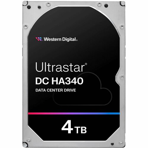 WD Ultrastar DC HA340 WUS721204BLE6L4 4 TB Hard Drive - 3.5" Internal - SATA (SATA/600) - Conventional Magnetic Recording 