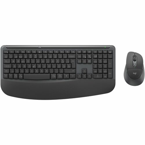 Logitech Signature Comfort Plus MK880 Tastatur & Maus - Schweizerisch - Tastatur, Kabellos, Bluetooth/RF 2,40 GHz USB, Plu