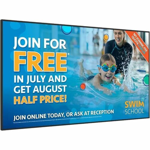 AllSee DM43UHD10 43" LCD Digital Signage Display - 24 Hours/7 Days Operation - ARM Cortex A55 2 GHz - 3840 x 2160 - 16:9 -