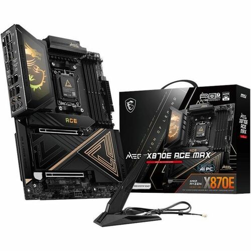 MSI MEG X870E ACE MAX Gaming Desktop Motherboard - AMD X870E Chipset - Socket AM5 - ATX - Ryzen 7 Processor Supported - 25